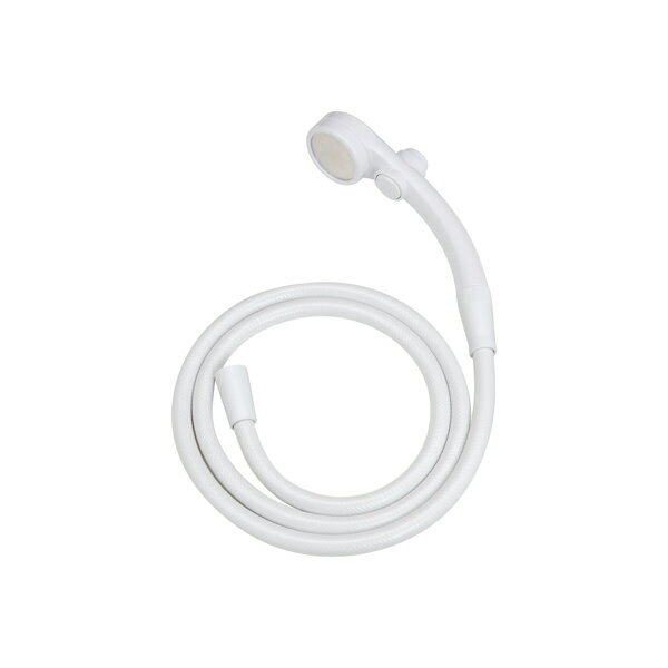 シャワーヘッド 節水 シルキーストップシャワーホースセット ホワイト シャワー穴 0.3mm GA-FH021 GAONA シャワー シャワーホース 浴び心地や...