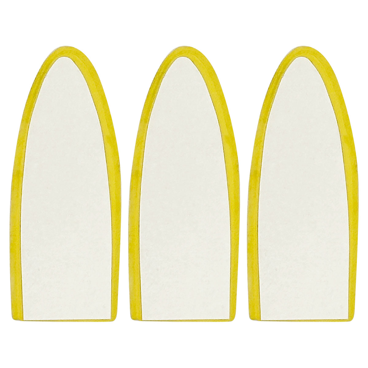 コーキング 仕上げヘラ 神指 S用替えゴム 合成ゴム イエロー 2mm KO-KGSY ×3個 ハンディ・クラウン 尾..