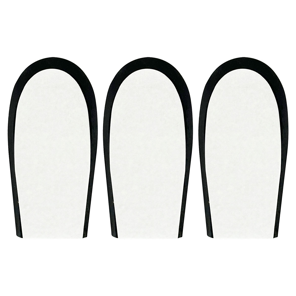 コーキング 仕上げヘラ 太鼓 替えゴム NBR系発砲ゴム ブラック 5mm KO-TGK ×3個 ハンディ・クラウン 尾..