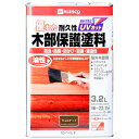 油性 木部保護塗料 3.2L ウォルナット カンペハピオ 優れた耐久性 防藻 浸透性 色あせ防止UVカット 油性塗料