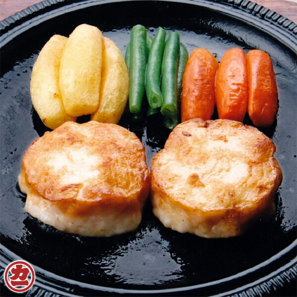 北海道産 ほたてステーキ (1個50g×5個入 真空袋・6袋) 成形品 冷凍 全国送料無料