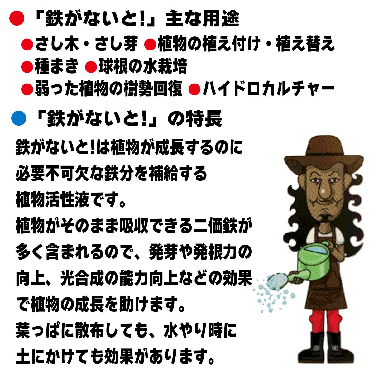 鉄がないと！ 500ml soware 活力剤 植物 活力剤 花 活性剤 野菜 活性剤 観葉植物 ...