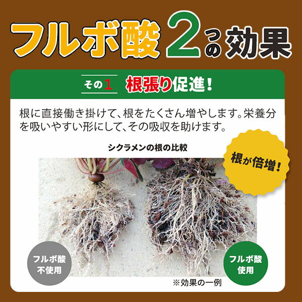 家庭園芸用 地力の素 驚くほど根がぐんぐん伸びる素 500g フルビオ 土壌改良剤 畑 ...