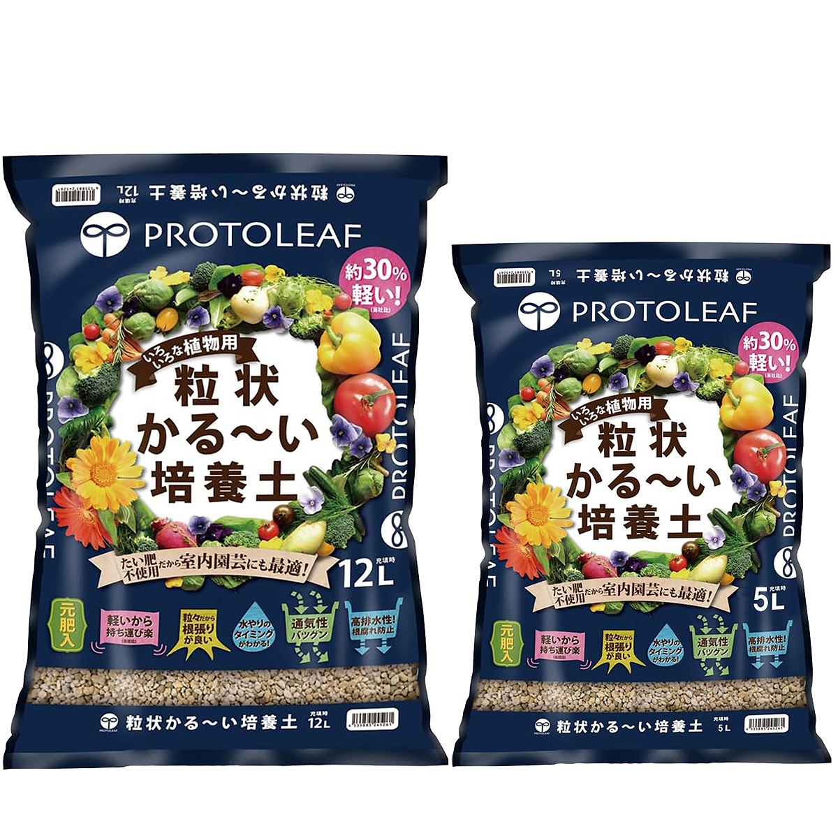 粒状かる〜い培養土 プロトリーフ 培養土 観葉植物 培養土 野菜 培養土 花 培養土 観葉植物 土 野菜 土 花 土 観葉植物の土 野菜の土 花の土 園芸用土