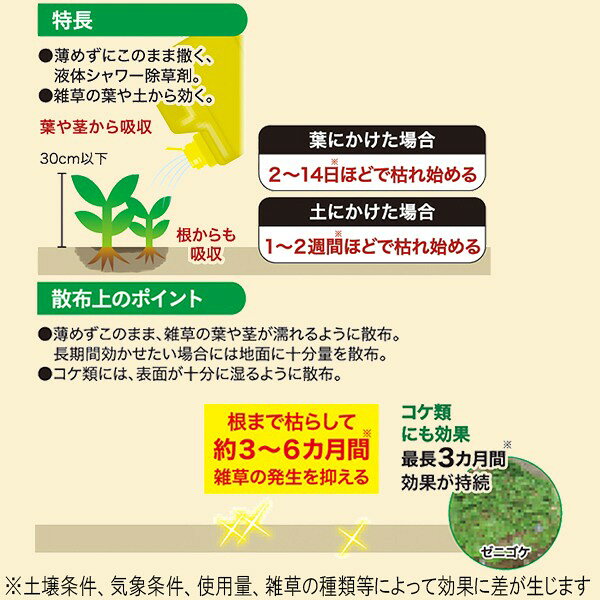 除草剤 ネコソギシャワーV6 2L レインボー薬品 除草剤 ネコソギ 除草剤 グリホサー...