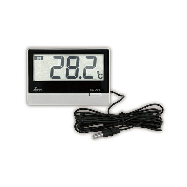 温度計 デジタル温度計 Smart B 室内・室外 防水外部センサー 73117 シンワ測定 温度計 デジタル 室温計 デジタル 温室計 室内温度計