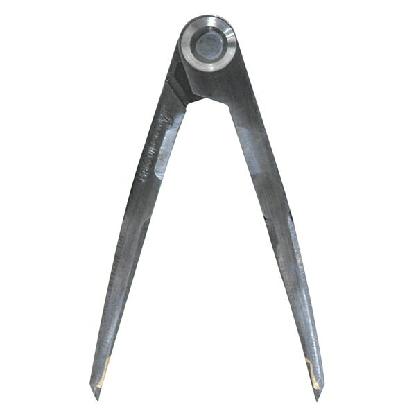 ケガキ 工具 鋼製コンパス C-2 10cm 超硬チップ付 77516 シンワ測定 ケガキ針 コンパス 金属 鉄板 円形..