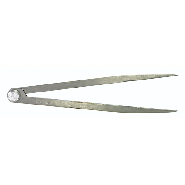 ケガキ 工具 鋼製コンパス D 25cm 77536 シンワ測定 ケガキ針 コンパス 金属 鉄板 円形 けがき 加工 M2...