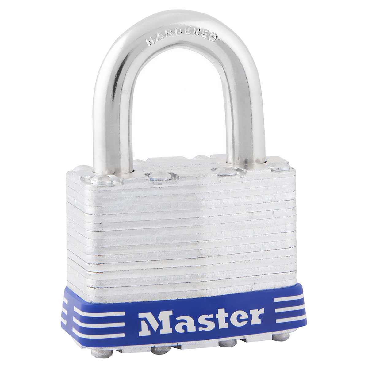 南京錠 ラミネートスチール シリンダー式 南京錠 鍵4本付 本体幅44mm 1JAD MasterLock カギ 錠前 シリンダー錠 防犯 盗難 対策 ロック 施錠