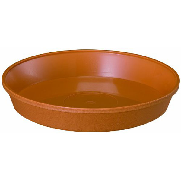 大和プラスチック 鉢皿サルーン 3号 ブラウン AM2