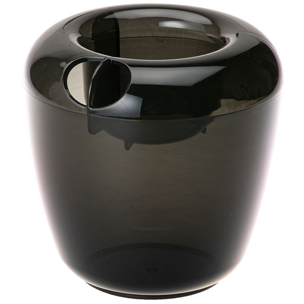 VASE シングル 球根1球用 スモークブラック 0.45L φ116×H114 大和プラスチック 鉢