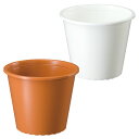 プラ鉢 4号 5号 6号 7号 ホワイト ブラウン 大和プラスチック 鉢