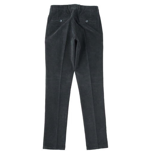【50%OFF】GTA / ジーティーアー|製品染めコットンストレッチ細畝コーデュロイノープリーツパンツ(NIKKO)|(ブラック)| 秋冬 ボトムス スラックス コーデュロイパンツ 無地 メンズ イタリア アウトレット