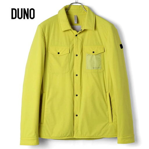 DUNO / デュノ|中綿入り撥水ナイロンストレッチシャツジャケット(CITRON/ARONA)|(ライムイエロー)| 3シーズン 中綿ジャケット シャツジャケット ナイロン ライトアウター EASY WEAR メンズ アウトレット DUNO / デュノ|中綿入り撥水ナイロンストレッチシャツジャケット(CITRON/ARONA)|(ライムイエロー)| 3シーズン 中綿ジャケット シャツジャケット ナイロン ライトアウター EASY WEAR メンズ アウトレット