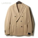 LARDINI / ラルディーニ|アルパカナイロンフランネル調ジャージー6Bダブルジャケット(JY6018V37/ADVANCE)|(キャメルベージュ)| 秋冬...
