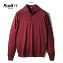 【60%OFF】MOORER / ムーレー|ヴァージンウールハイゲージホリゾンタルカラー長袖ニットポロシャツ(CHIETI-XW)|(ボルドーレッド)| 秋冬 ...