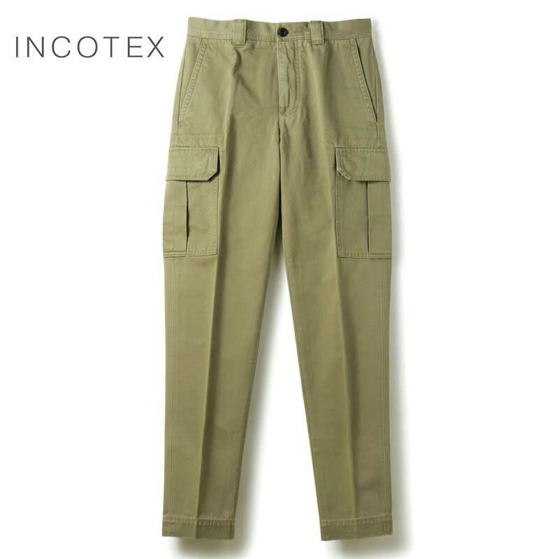★未使用品★ INCOTEX インコテック ★ カーゴパンツ ★size33 INCOTEX インコテックス カーゴパンツ 10S161-40693 国内正規品