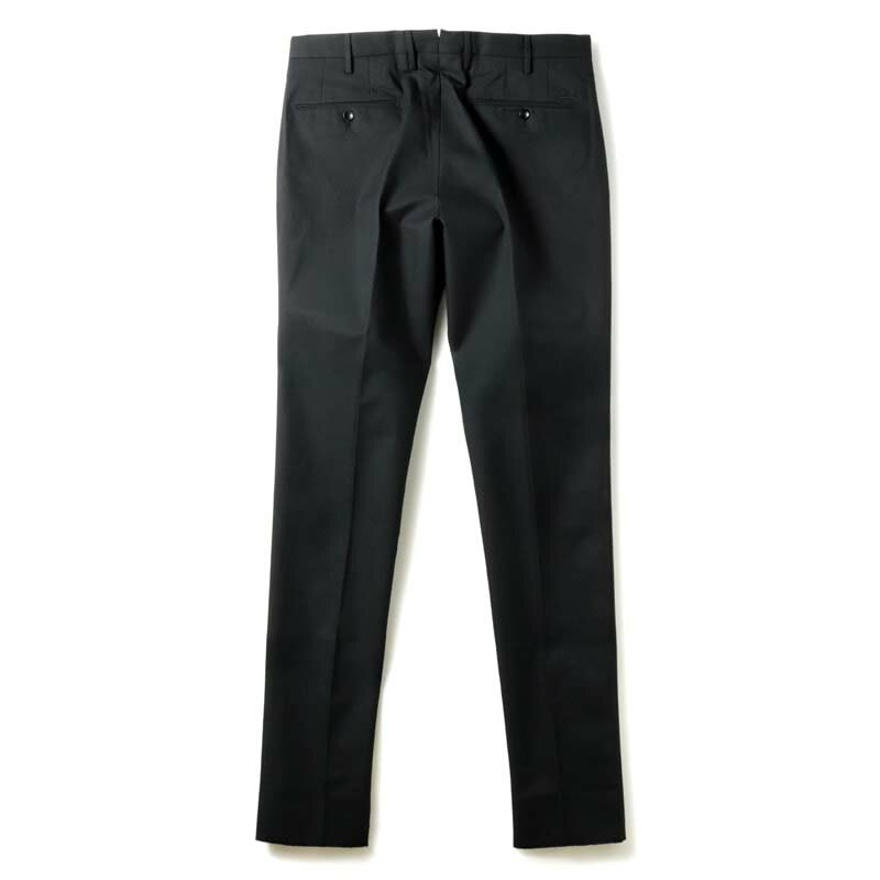 【30%OFF】INCOTEX / インコテックス｜ポリエステルテクノギャバジンノープリーツスリムテーパードパンツ35型/SLIM FIT(1TS035/40919)｜（ブラック）｜ ボトムス スラックス ノープリーツパンツ テーパードパンツ ツイル 35番 メンズ アウトレット