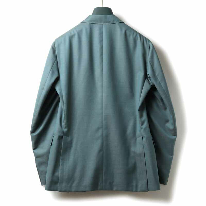 【50%OFF】BOGLIOLI / ボリオリ｜ウールダイアゴナルソラーロ3Bスーツ(DOVER)｜（ブルーグリーン）｜ 春夏 ドーヴァー スーツ ビジネス メンズ イタリア アウトレット