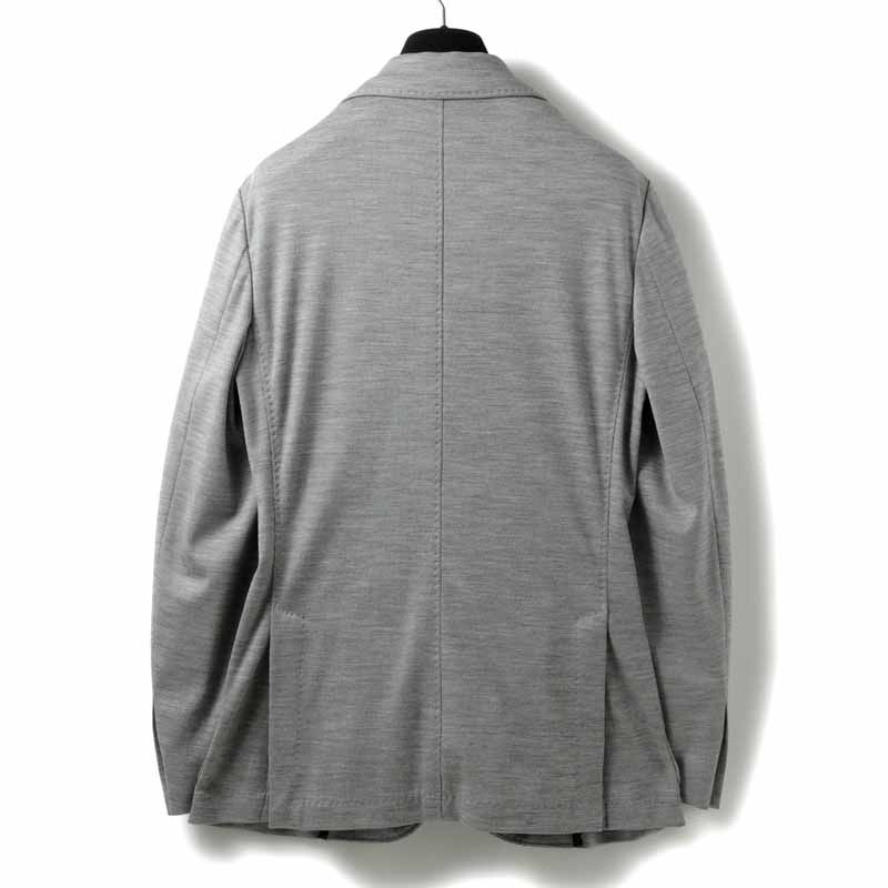 【40%OFF】CANALI / カナーリ｜高機能シルケットウールジャージー2Bスーツ(JR02706/J0147A)｜（メランジライトグレー）｜ 春夏 セットアップ ジャージースーツ ジャージージャケット ジョガーパンツ メンズ イタリア アウトレット