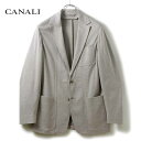 【40%OFF】CANALI / カナーリ|コットン千鳥格子柄ジャージー2Bジャケット(JJ02698/J0146A)|(オフホワイト×グレイッシュブラウン)|...
