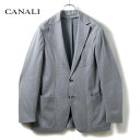 【40%OFF】CANALI / カナーリ|コットン千鳥格子柄ジャージー2Bジャケット(JJ02698/J0146A)|(オフホワイト×ネイビーブルー)| 春夏...