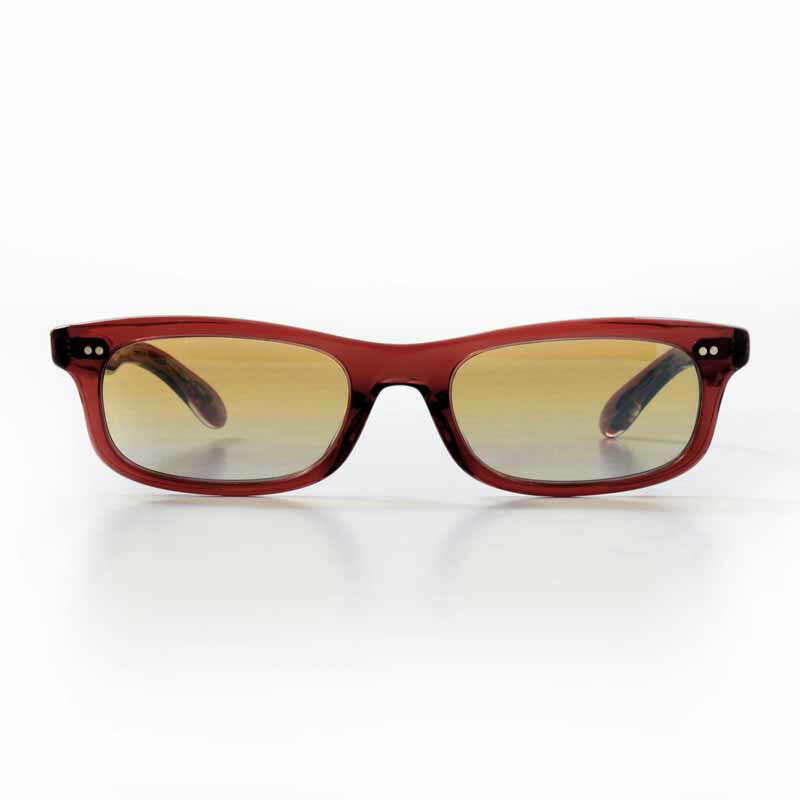 OLIVER PEOPLES / オリバーピープルズ｜スクエア型セルフレームサングラス(OV5484SU/Fai)｜（フレーム：ルビーレッド/レンズ：グラデーションライトブラウン）｜ ファイ メガネ 眼鏡 めがね アセテート メンズ ユニセックス イタリア製 アウトレット