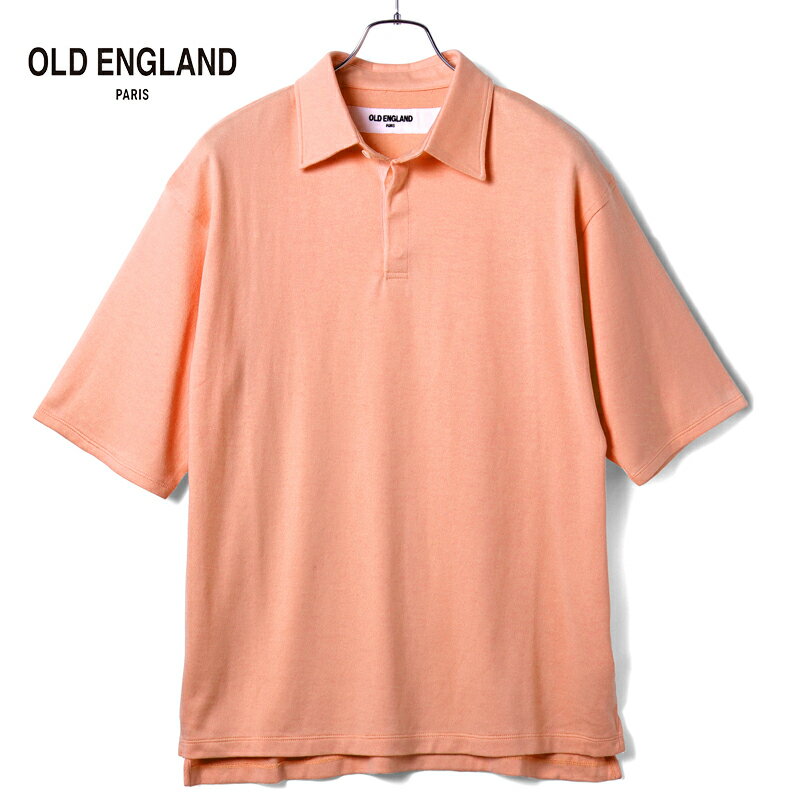 【50%OFF】 OLD ENGLAND / オールドイングランド｜スーピマコットンハイゲージ半袖ニットポロシャツ｜（ピンク）｜ 春夏 トップス 半袖ポロシャツ サマーニット SUPIMA COTTON メンズ 日本製 アウトレット