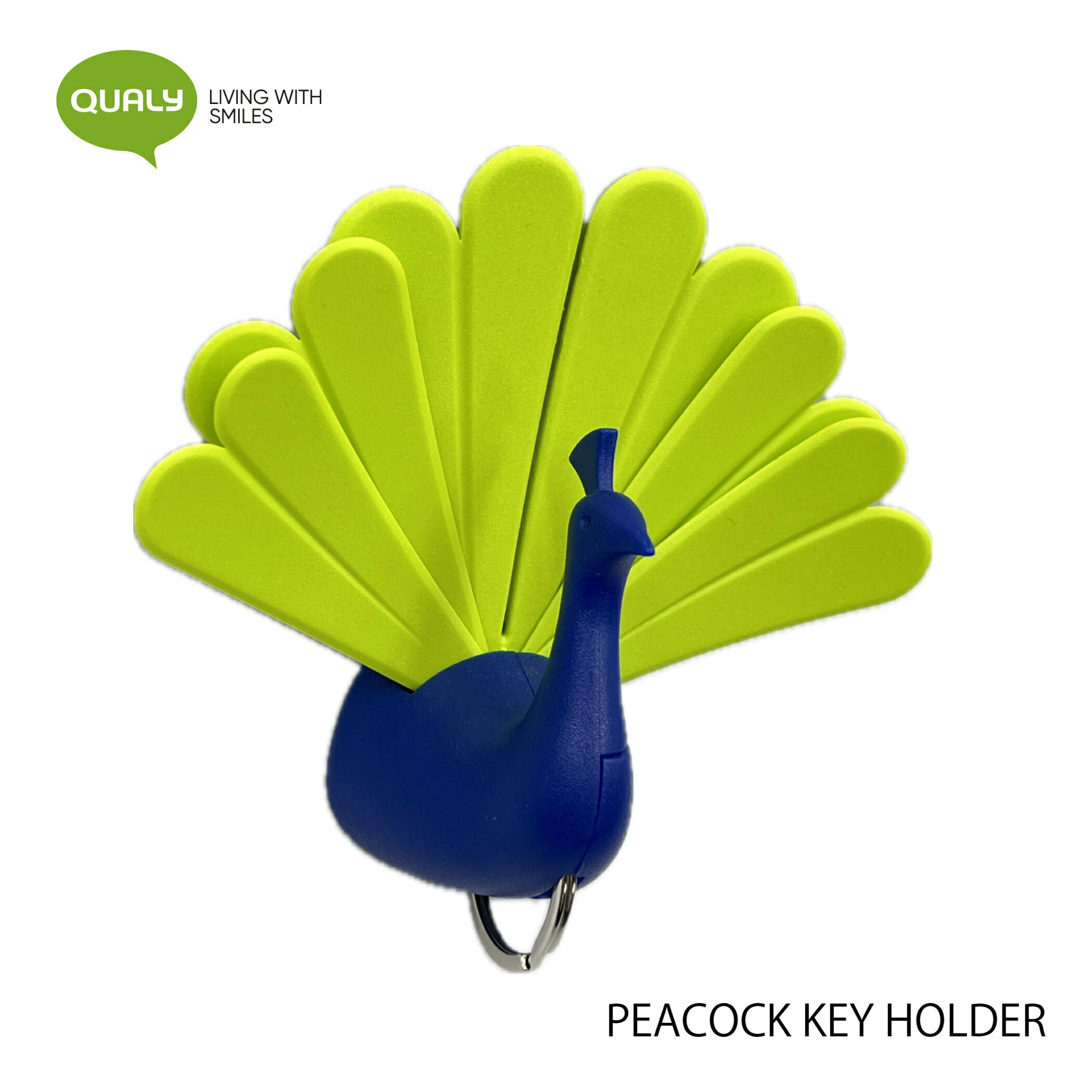 QUALY / PEACOCK KEY HOLDER クオリー ピーコック キーホルダー 孔雀 鍵 収納