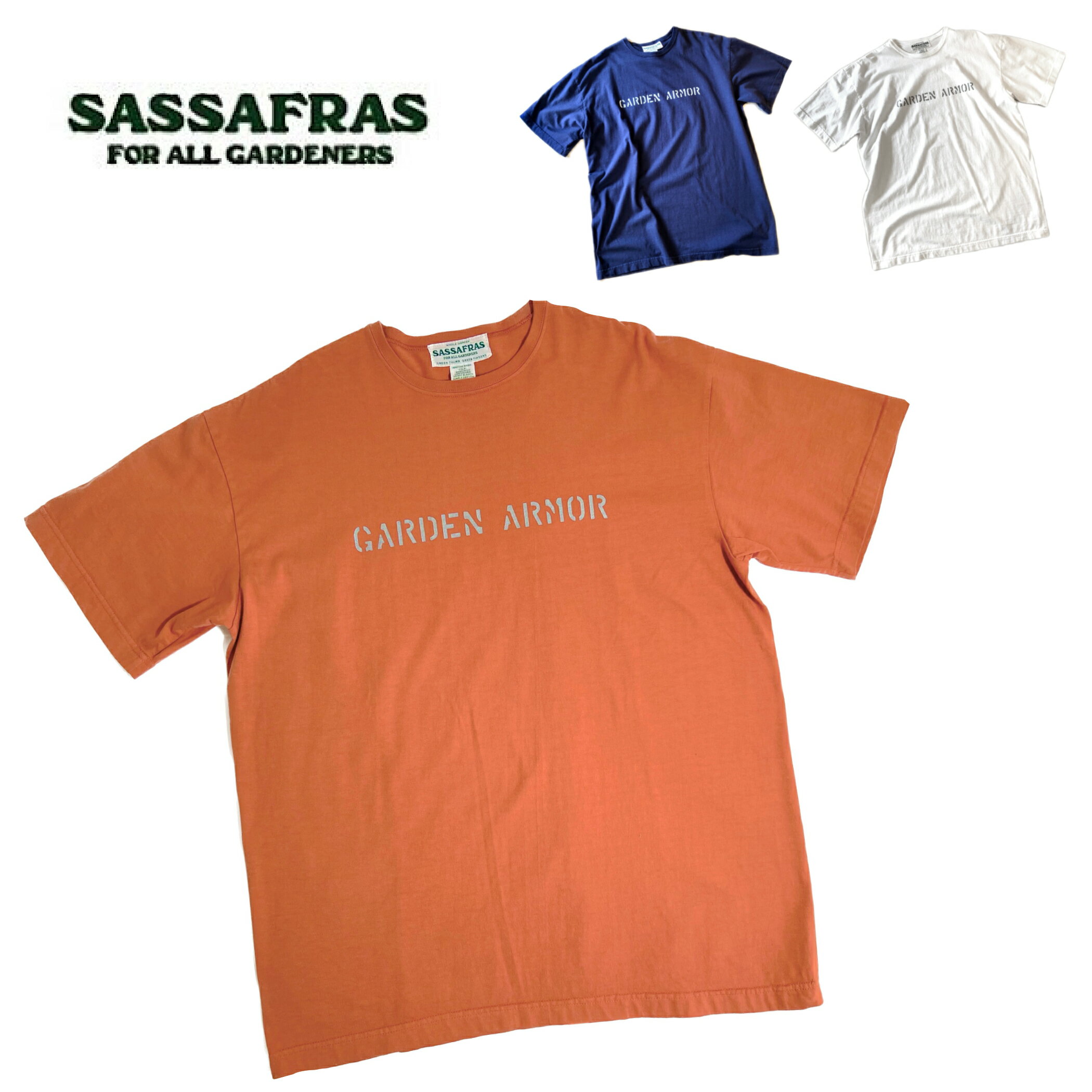SASSAFRAS / GARDEN ARMOR T 1/2 ササフラス ガーデンアーマー Tシャツ