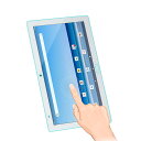 wisers docomo dtab d-41A Sharp シャープ SH-T01 専用 ガラスフィルム 10.1インチ タブレット [ 2020 年 新型 ...