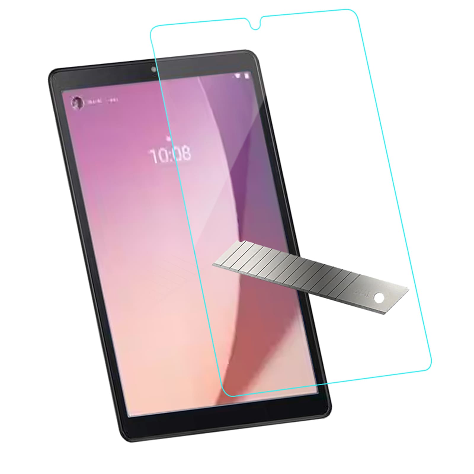wisers ガラスフィルム Lenovo Tab M8 (4th Gen) ZABU0172JP 8インチ タブレット 専用 [2023 年 新型] 強化ガラス 液晶 保護 ガラス フィルム 耐衝撃 表面硬度9H 指紋 汚れ防止コート スムースタッチ 0.3mm