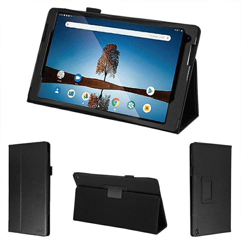 【クーポンご利用で10%OFF! 4/10 1:59まで】wisers 保護フィルム付 タブレットケース FFF SMART LIFE CONNECTED FFF-TAB10 10インチ タブレット 専用 ケース カバー [2020年 新型] 全2色 ブラック・ダークブルー
