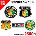 【訳あり】高齢者マーク 4点&ドラレコステッカー 1点 訳あり 福袋セット 当店通常価格の 半額 以下 お買い得 カーステッカー マグネット セット 福袋 お買い得 早い者勝ち 新品同様 日本製 送料無料