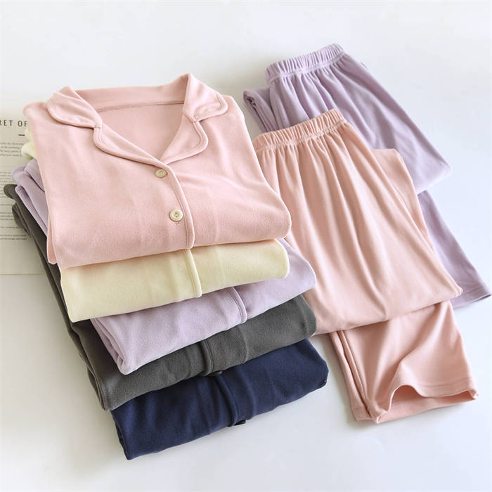 ルームウェア セットアップ 厚手 レディース メンズ 新作 Vネック 無地 折り襟 ボア パンツセット ロングパンツ 長袖 ボアパジャマ 上下セット デザイン感 秋 冬 前開き 大きいサイズ ゆったり 部屋着 カジュアル シンプル 男女 お揃い 寝間着 大人 お出かけ 送料無料