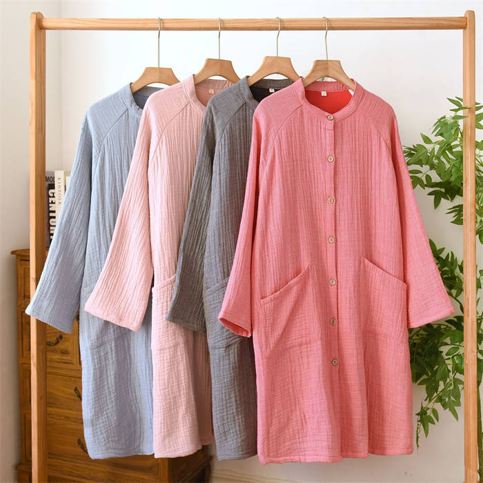 綿ガーゼルームウエア四層ガーゼルー...