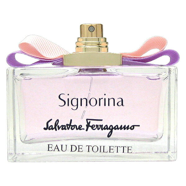 【18-19日P5・最大1,000円offクーポン】サルヴァトーレ フェラガモ SALVATORE FERRAGAMO シニョリーナ EDT SP 100ml【オードトワレ】【訳あり・テスター・未使用品】【あす楽対応_お休み中】【香水 ブランド】【香水 人気 ブランド お買い得 訳あり】