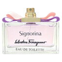 【母の日最大1,000円offクーポン】サルヴァトーレ フェラガモ SALVATORE FERRAGAMO シニョリーナ EDT SP 100ml【オードトワレ】【訳あり・テスター・未使用品】【あす楽対応_14時まで】【香水 ブランド】【香水 人気 ブランド お買い得 訳あり】