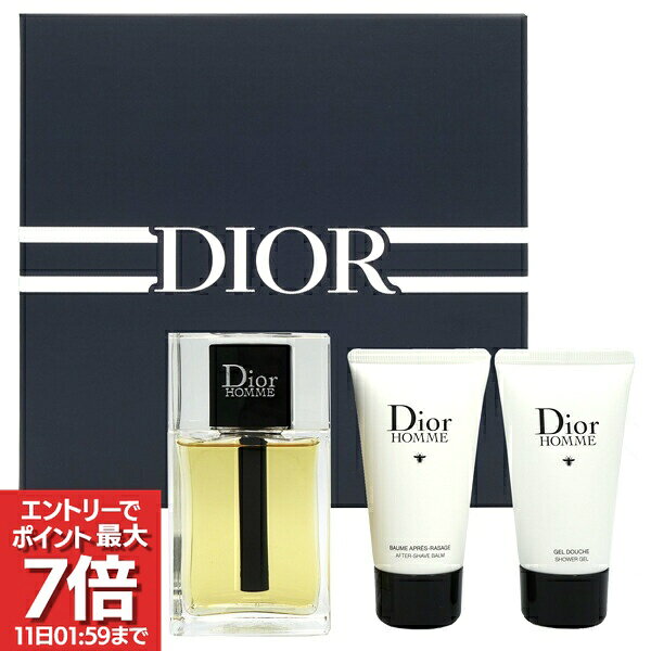 【最大P7倍・最大1500円offクーポン】クリスチャン ディオール CHRISTIAN DIOR ディオール オム セット (EDT 100ml+シャワージェル 50ml+アフターシェーブローション 50ml)【送料無料】【当日発送_14時まで】【香水 メンズ】
