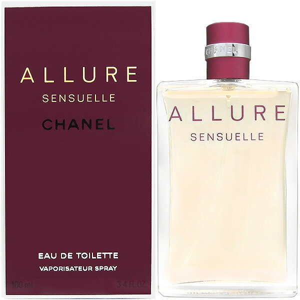 シャネル 【最大1,000円offクーポン】シャネル CHANEL アリュール センシュアル EDT SP 100ml【送料無料】CHANEL ALLURE SENSUELLE【オードトワレ】【あす楽対応_14時まで】【香水 レディース】【人気 ブランド ギフト 誕生日 プレゼント】