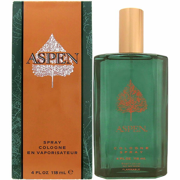 コティ 【26日まで最大P10・最大1,000円offクーポン】【コティ】 アスペン EDC SP 118ml Aspen By Coty For Men Cologne 【あす楽対応_お休み中】【香水 ギフト メンズ レディース】【人気 ブランド ギフト 誕生日 プレゼント】