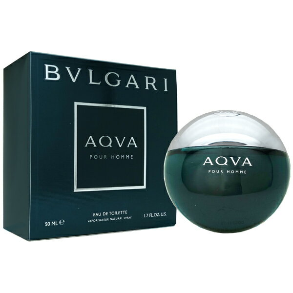 【24日20時-25日P10倍】ブルガリ BVLGARI アクア プールオム EDT SP 50ml【あす楽対応_14時まで】【お買い物マラソン限定セール】 【香水 メンズ 】【人気 ブランド ギフト 誕生日 プレゼント】