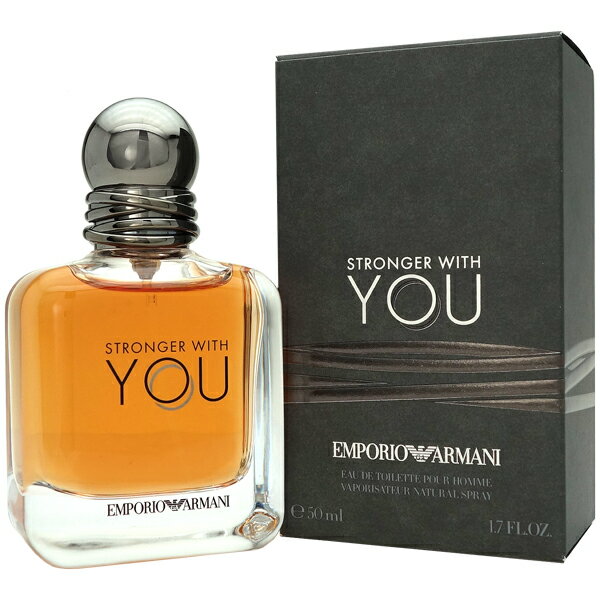 アルマーニ EMPORIO ARMANI エンポリオ アルマーニ ストロンガー ウィズユー EDT SP 50ml Stronger With You【当日発送_14時まで】【香水 ギフト メンズ】【人気 ブランド ギフト 誕生日 プレゼント】