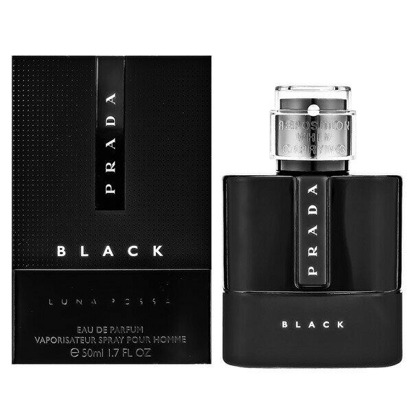 プラダ 香水（レディース） 【最大1,000円offクーポン】プラダ PRADA ルナロッサ ブラック EDP SP 50ml Luna Rossa Black Eau de Parfum【あす楽対応_お休み中】【香水 ギフト メンズ】【人気 ブランド ギフト 誕生日 プレゼント】