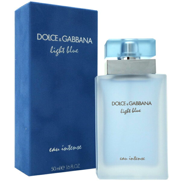 D＆G(ドルガバ) 【18-19日P5・最大1,000円offクーポン】ドルチェ＆ガッバーナ DOLCE＆GABBANA ライトブルー オーインテンス EDP SP 50ml Light Blue Eau Intense【あす楽対応_お休み中】【香水 レディース】【人気 ブランド ギフト 誕生日 プレゼント】