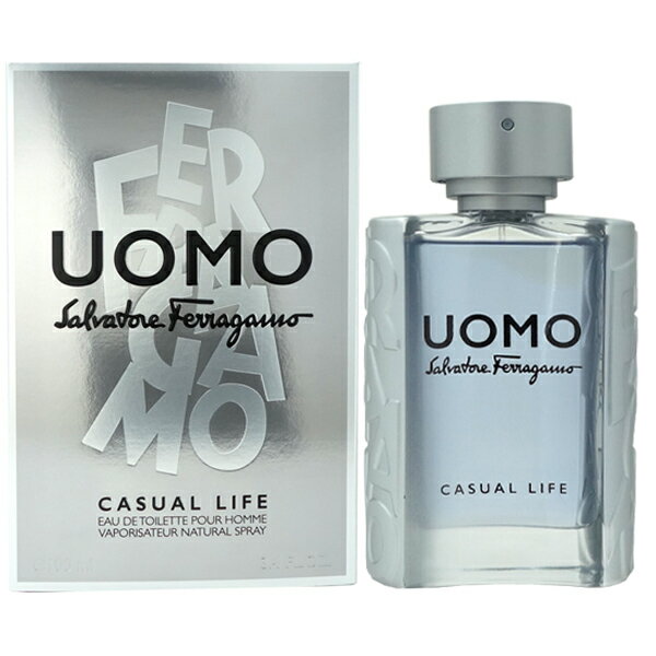 サルヴァトーレ フェラガモ Salvatore Ferragamo ウォモ カジュアルライフ EDT SP 100ml UOMO CASUAL LIFE Eau de toilette【あす楽対応_14時まで】【香水 メンズ】