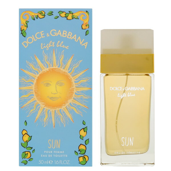 D＆G(ドルガバ) 【20日P10・最大1,000円offクーポン】ドルチェ＆ガッバーナ DOLCE＆GABBANA ライトブルー サン EDT SP 50ml LIGHT BLUE SUN【あす楽対応_お休み中】【香水 レディース】【週末セール】