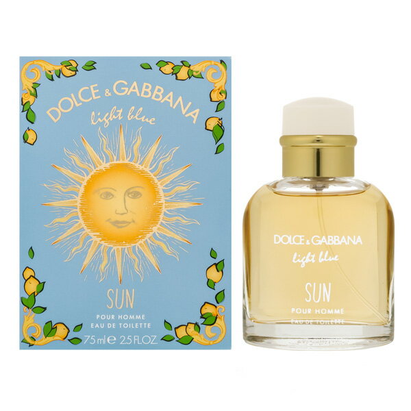 【最大1,000円offクーポン】ドルチェ＆ガッバーナ DOLCE＆GABBANA ライトブルーサン プールオム EDT SP 75ml LIGHT BLUE SUN POUR HOMME【当日発送_お休み中】【香水 ギフト メンズ】【人気 ブランド ギフト 誕生日 プレゼント】のサムネイル
