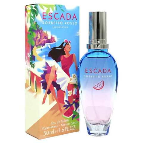 【最大400円OFFクーポン配布中】エスカーダ ESCADA ソルベット ロッソ EDT SP 50ml SORBETTO ROSSO【あす楽対応_お休み中】【香水 レディース】【香水 ブランド バレンタイン ギフト 誕生日】