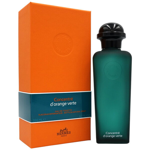 【最大1,000円offクーポン】エルメス HERMES コンサントレドランジュヴェルト EDT SP 200ml【送料無料】CONCENTRE D'ORANGE VERTE【あす楽対応_14時まで】【香水 レディース】【人気 ブランド ギフト 誕生日 プレゼント】